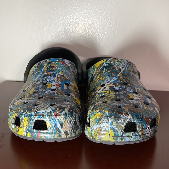 CROCS - RARE Jackson Pollock edition!! Ladies 10 - Picture 2 of 7